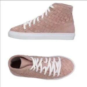 Woven design sneakers Made in Italy